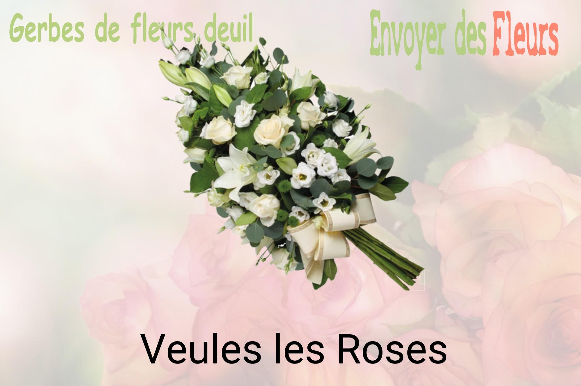 Gerbe de fleurs de deuil livrée à Veules-les-Roses